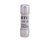 ETI 002651020 Wkładka topikowa cylindryczna CH10x38 gG 20A/500V