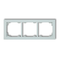 KARLIK DECO 47DR-3 Ramka uniwersalna potrójna z tworzywa DECO Pastel Matt
