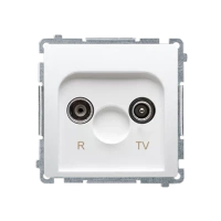 Kontakt-Simon Basic Gniazdo R-TV końc. separowane BMZAR1/1.01/11 Biały