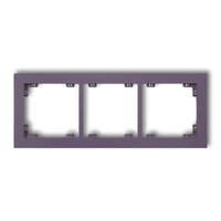 KARLIK DECO 50DR-3 Ramka uniwersalna potrójna z tworzywa DECO Pastel Matt