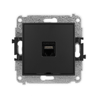 KARLIK ICON 12IGKBO-7  Gniazdo komputerowe pojedyńcze  1xRJ45