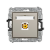 KARLIK ICON 60IGRCA-1 Mechanizm gniazda pojedynczego RCA (typu cinch - żółty, pozłacany)