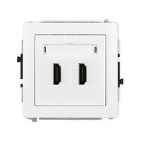 KARLIK DECO 25DHDMI-6 Mechanizm gniazda podwójnego HDMI 2.1, 8K