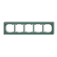 KARLIK DECO 51DR-5 Ramka uniwersalna pięciokrotna z tworzywa DECO Pastel Matt