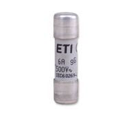 ETI 002651015 Wkładka topikowa cylindryczna CH10x38 gG 6A/500V