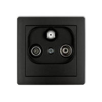 KARLIK DECO 12DGST Gniazdo abonenckie RTV-SAT końcowego (2 wejścia antenowe)