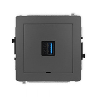 KARLIK DECO 28DGUSBBO-5  Gniazdo pojedyńcze  USB A-A 3.0
