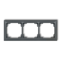 KARLIK DECO 28DRSO-3 Ramka uniwersalna potrójna z tworzywa DECO Soft