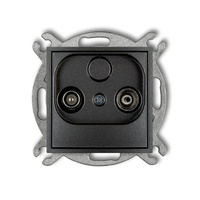 KARLIK ICON 11IG15P  Gniazdo abonenckie RTV przelotowego 15dB