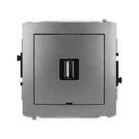 KARLIK DECO 11DGUSBBO-1  Gniazdo pojedyńcze  USB A-A 2.0