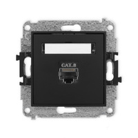 KARLIK ICON 12IGK-11  Gniazdo komputerowe pojedyńcze  1xRJ45