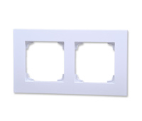 Kontakt Simon 55 line tr2/111 ramka 2-krotna biały mat