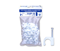 Uchwyt flop-10 10mm 27.10 kablowy okrągły 100 szt