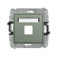 KARLIK MINI 61MGM-1P Mechanizm gniazda multimedialnego pojednczego bez modułu (standard Keystone)