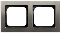 OSPEL SONATA STAL INOX R-2RM/37 Ramka podwójna