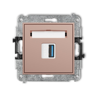 KARLIK MINI 62MGUSB-5 Mechanizm gniazda pojedynczego USB A-A 3.0