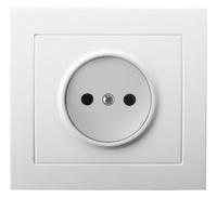 OSPEL KIER GP-1W/00 Gniazdo pojedyncze biały