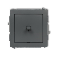 KARLIK DECO 28DWPUS-4.1 Łącznik zwierny jednobiegunowy  w stylu amerykańskim (jeden klawisz