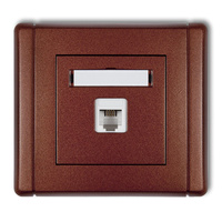 KARLIK FLEXI 9FGT-1  Gniazdo telefoniczne pojedyncze 1xRJ11