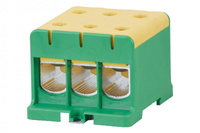 F-ELEKTRO F2.0324 LZ  Listwa zaciskowa w korpusie ZU 1-torowa 3x150/3x150mm2-żół/zie