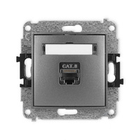 KARLIK ICON 11IGK-11  Gniazdo komputerowe pojedyńcze  1xRJ45