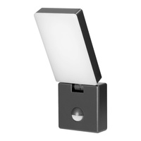 ENID LED 10W, oprawa ogrodowa z czujnikiem ruchu PIR, 800lm, IP65, 4000K, szara
