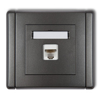 KARLIK FLEXI 11FGK-5   Gniazdo komputerowe pojedyncze 1xRJ45