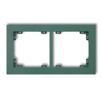 KARLIK DECO 51DR-2 Ramka uniwerstalna podwójna z tworzywa DECO Pastel Matt