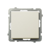 OSPEL SONATA ŁP-21R/m/27 Łącznik zwierny ecru