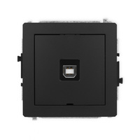 KARLIK DECO 12DGUSBBO-3  Gniazdo pojedyńcze  USB A-B 2.0