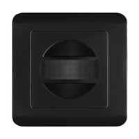 Czujnik ruchu, 2 żyłowy, 160st. IP20, 300W, do puszki, czarny