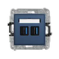 KARLIK ICON 64IGUSB-6 Mechanizm gniazda podwójnego 2xUSB A-A 3.0