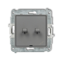 KARLIK ICON 27IWPUS-10.2 Łącznik jednobiegunowy  ze schodowym (osobne zasilanie) w  stylu amerykańskim