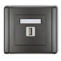 KARLIK FLEXI 11FCUSB-1  Ładowarka USB pojedyncza USB A