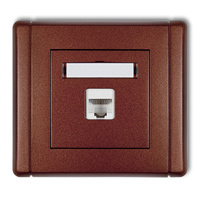 KARLIK FLEXI 9FGK-5   Gniazdo komputerowe pojedyncze 1xRJ45