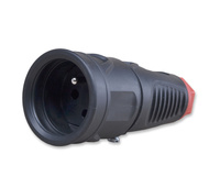 PCE TAURUS 2 2410-SRW GNIAZDO GUMOWE Z BOLCEM 16A 2P+Z