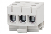 F-ELEKTRO Listwa zaciskowa LZ w korpusie ZU 3-tor. Szara F2.0306