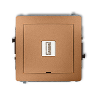 KARLIK DECO 8DCUSBBO-3 Ładowarka USB pojedyńcza USB A