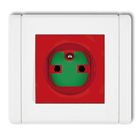 KARLIK FLEXI FGZK  Gniazdo pojedyncze z uziemieniem 2P+Z DATA z kluczem