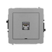 KARLIK DECO 27DGKBO-5  Gniazdo komputerowe pojedyńcze  1xRJ45