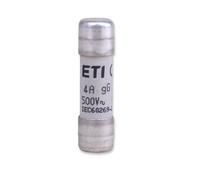 ETI 002651014 Wkładka topikowa cylindryczna CH10x38 gG 4A/500V