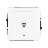 KARLIK DECO DGTBO-1  Gniazdo telefoniczne pojedyńcze  1xRJ11