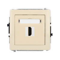 KARLIK DECO 1DHDMI-5 Mechanizm gniazda pojedynczego HDMI 2.1, 8K