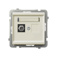 OSPEL SONATA GPA-1RF/m/27 Gniazdo antenowe typu F pojedyncze