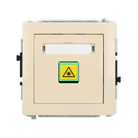 KARLIK DECO 1DGOP-1  Gniazdo światłowodowe optyczne pojedyńcze