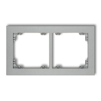 KARLIK DECO 7DR-2 Ramka uniwersalna podwójna z tworzywa