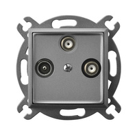 Ospel aria GPA-U2S/m/70 Gniazdo RTV-SAT z dwoma wyjściami SAT