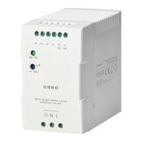 Zasilacz przemysłowy, na szynę DIN, 24VDC, 4A, 96W, w plastikowej obudowie