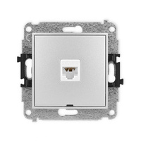 KARLIK ICON 7IGKBO-7  Gniazdo komputerowe pojedyńcze  1xRJ45