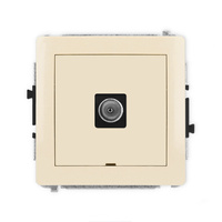 KARLIK DECO 1DGTVBO-1  Gniazdo antenowe pojedyńcze  TV